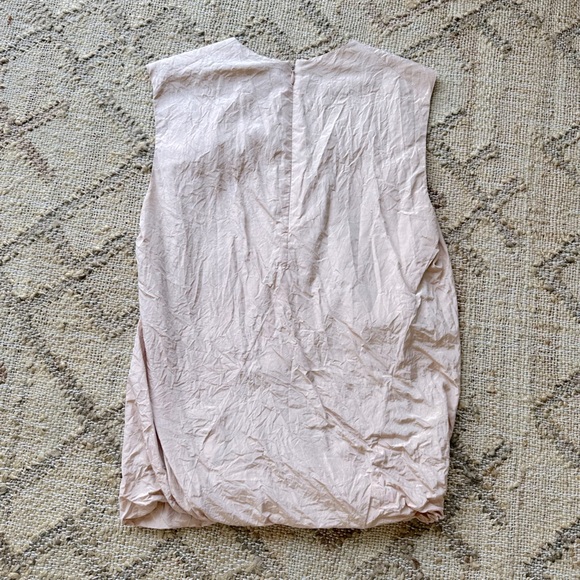 DONNA KARAN COLLECTION Y2K VINTAGE SILK BIAS CUT CRINKLE BLOUSE SIZE 4 US - Picture 13 of 17